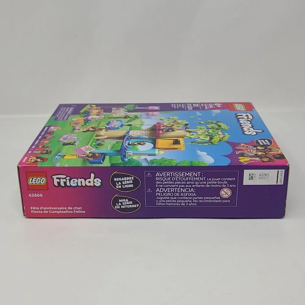 LEGO Friends Cat Birthday Party Tree House 42666 Building Set NEW Sealed 321 Pcs